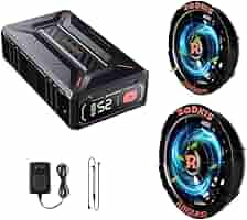 ファンバッテリーセット 52V 40500mAh 暴風 ファン付き作業服用 Amazon.co.jp: 【42V超高出力 40500mAhバッテリー】空調作業服